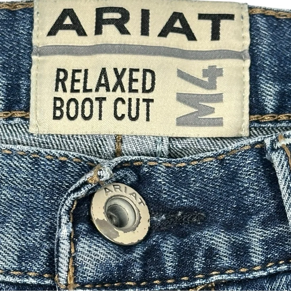 Ariat M4 Preston Relaxed Fit Bootcut Jeans Men's 31 x 34 Western Cowboy Rodeo - Picture 6 of 16